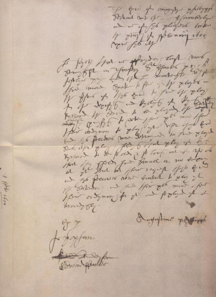 Augustine Phillips Examination re Essex Rebellion Feb 18 1601